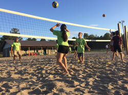 Sand, sun and spikes with volleyball coaches and teams
